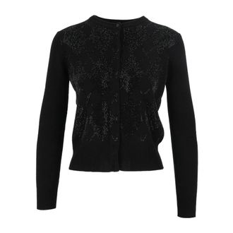 Max Mara C&aacute;rdigan Giovane - Knitwear - Mujer - Negro - XL