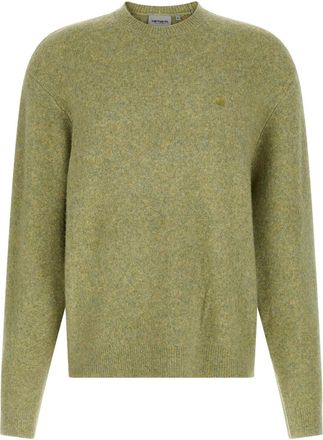 Carhartt Work in Progress Green Crew Neck Sweater