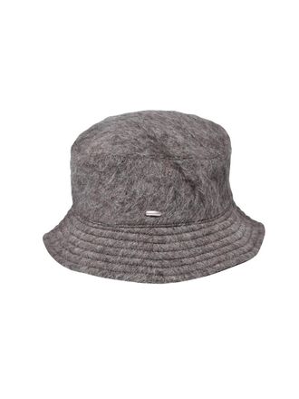 Our Legacy Grey Wool-Blend Bucket Hat