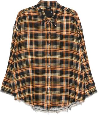 R13 Check-pattern Shirt
