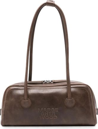 Margesherwood Logo-debossed Leather Shoulder Bag