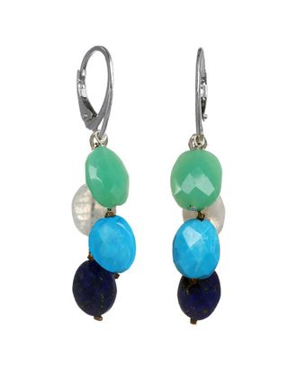 Margo Morrison Silver Gemstone Earrings