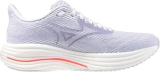 Mizuno Womens Wave Rider 29 Shoes In White/icelandic Blu