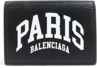 Balenciaga Vintage, unisex, Zwart, ONE Size, Leer, Pre-owned Leather Wallet
