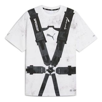 Puma x A$AP ROCKY Seatbelt T-shirt White Black 631040-01