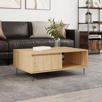 vidaXL Vidaxl - Coffee Table Sonoma Oak 90x60x35 cm Engineered Wood