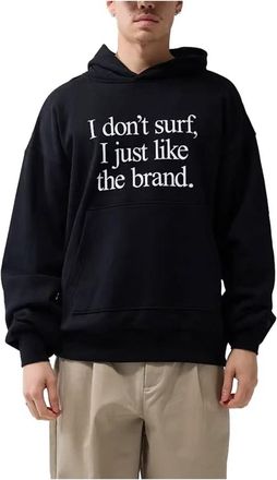 New Amsterdam Surf Association I Dont Surf Hoodie Zwart - Heren - Hoodies - Zwart - L - Katoen - Hoodies & sweatvesten