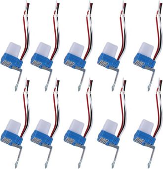 OEM 10 Unidades De Sensor Fotoel&eacute;ctrico De Arranque Autom&aacute;tico Ac/12v 10a