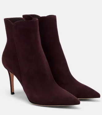 Gianvito Rossi Levy suede ankle boots