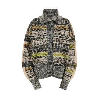 Dries Van Noten Teda Cardigan - Dames - Truien - Veelkleurig - Maat: XS Wol