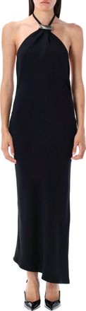 The Attico Womens Cady Midi Dress - Black - Size EU 34 (Womens)