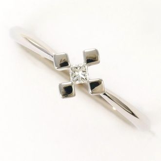 C&A White Gold White Gold (18K) Band Ring (Pre-Owned)