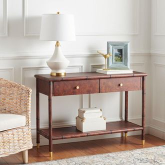 Safavieh Tudor 2 Drawer 1 Shelf Console Table