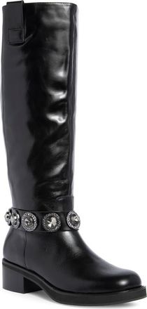 Kurt Geiger Octavia Knee High Boot in Black at Nordstrom Rack, Size 7.5Us / 38Eu