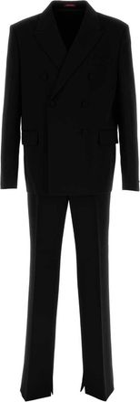 Gucci Black Wool Suit