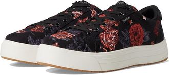 Keds Park Lace Up Womens Shoes Black/Pink Floral Canvas : 6.5 B - Medium