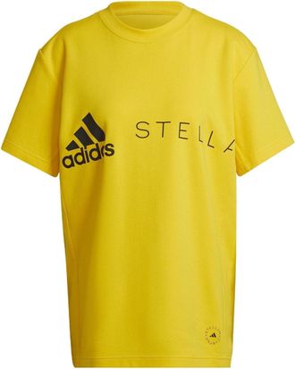 adidas (WMNS) adidas by Stella McCartney Logo T-Shirt Asia Sizing Yellow HI0902