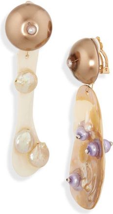 Isshī Nebular Clip-On Drop Earrings in Milky Way at Nordstrom