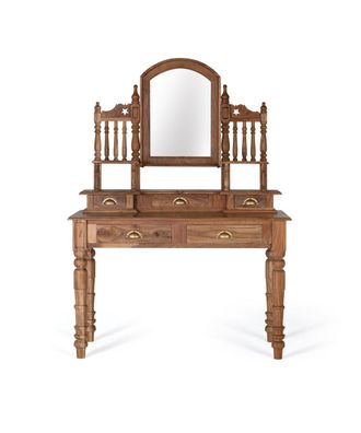 Giner&Colomer Mueble tocador fabricado en madera de acacia natural