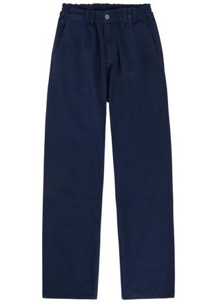 For&eacute;t For&eacute;t Straight-leg Twill-cotton Trousers - Navy - Xxl