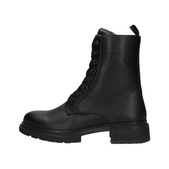 Mexx Holea Glad Veterlaars - Dames - Schoenen - Zwart - Maat: 37 EU Leer