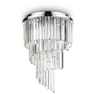 Ideal Lux Ideal Lux - lampada da soffitto carlton PL12 cromo