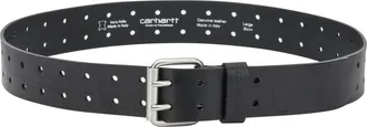 Carhartt Work in Progress Carhartt Wip leren riem met dubbel script