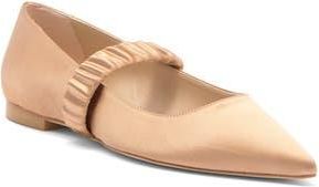 Stuart Weitzman Maxine Ballet Flat in Golden Beige at Nordstrom Rack, Size 7.5