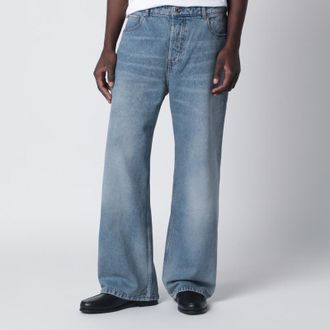 Ami Blue washed-effect jeans