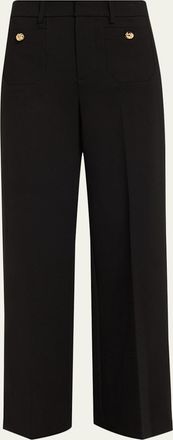 Frame Denim Le Slim Palazzo Trousers