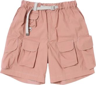 And Wander Shorts cargo con tasche - Rosa