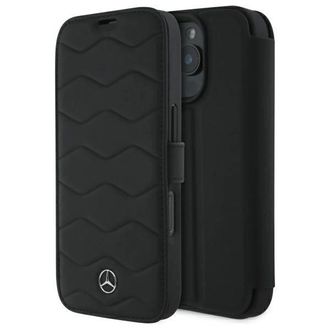 OEM Mercedes Mebkp16x23rwrsk Iphone 16 Pro Max 6.9 Negro/negro, Funda Mb Waves De Cuero