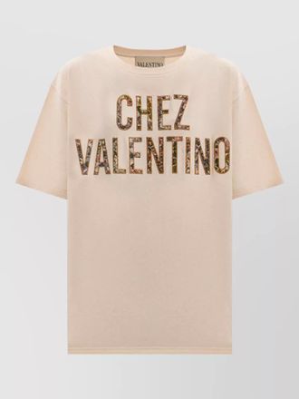 Valentino Garavani cotton floral-print short-sleeve t-shirt