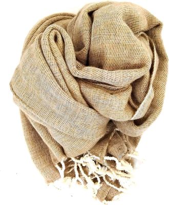 Cool Trade Winds SUPER SOFT - SOFT AND COSY YAK SHAWL THE ORIGINAL OVERSIZED BLANKET SCARF: a luxurious 190cm x 85cm in size (Oatmeal)