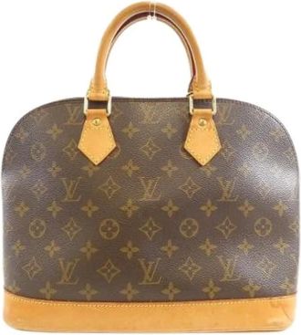 Louis Vuitton Pre-owned Handbags, female, Brown, Size: ONE SIZE Pre-owned Canvas Handbag