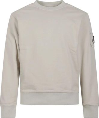 Moose Knuckles Hartsfield Crewneck Sweatshirt - Heren - Sweatshirts - Grijs - XL - Katoen - Hoodies & sweatvesten