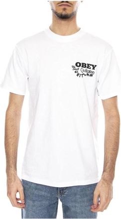 Obey Civilization T-Shirt - Heren - T-shirts - Wit - XL - Tops
