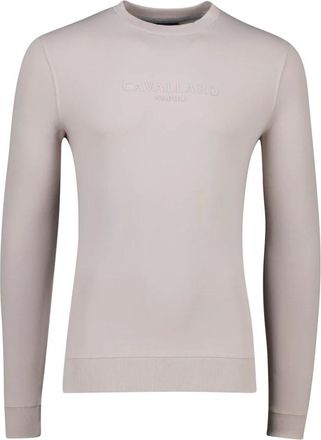 Cavallaro Heren, Sweatshirts & Hoodies, Beige, Maat: L Katoen