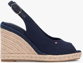 Tommy Hilfiger Womens Slingback Wedge Espadrille Sandal - Blue - US 6.5 / EU 37