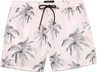 Mauna Kea all over-print swim shorts - men - Polyester - M - Pink