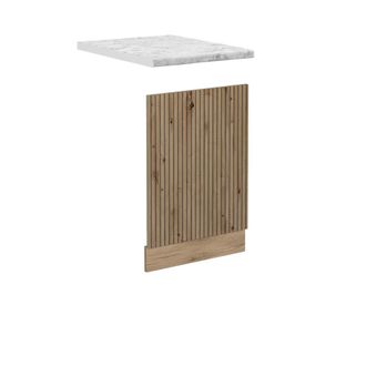 Vicco Panel Frontal R-line, Roble Artesanal, 45 Cm, Et M&aacute;rmol