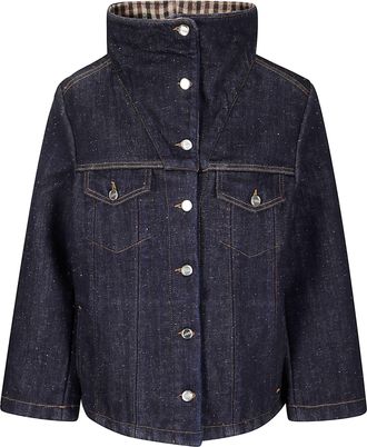 Ganni Dark Blue Denim Jacket