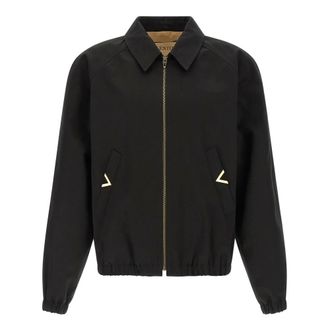 Valentino Giubbino Vgold - male - Valentino - Light Jackets - Black - XL - Jackets