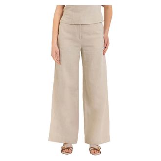 Kocca Wide Trousers, female, Beige, Size: 2XS Wide Leg Trousers