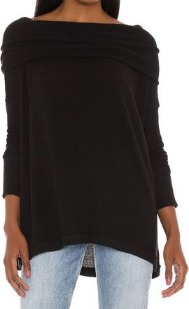 Free People Juicy Long Sleeve Top In Black