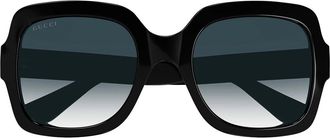 Gucci Sunglasses Gg1337 S 001 Black/Gray Gradient Women