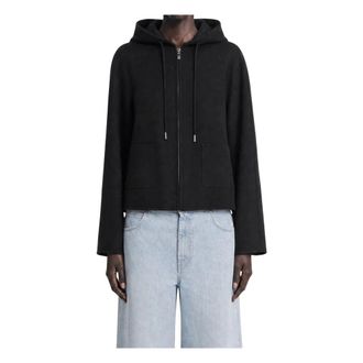 Max Mara Dames, Jassen, Zwart, Maat: XS Wol