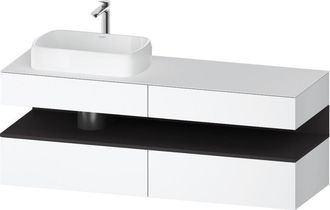 Duravit Qatego Consola Mueble Bajo Lavabo, 2 Extensiones, 2 - Duravit