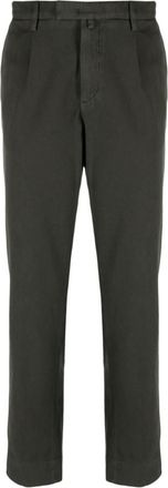 BRIGLIA 1949 Olive Cotton Trousers
