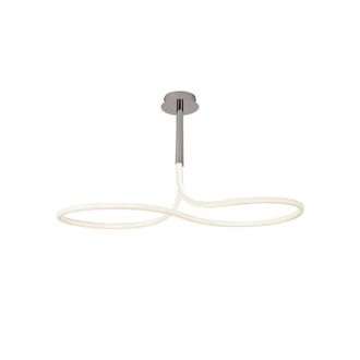 Netlighting Nur Ceiling 50W LED 3000K 3750lm IP20 Chrome in Grey
